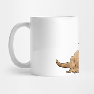 Cute Christmas Crested Gecko, Santa Crestie Mug